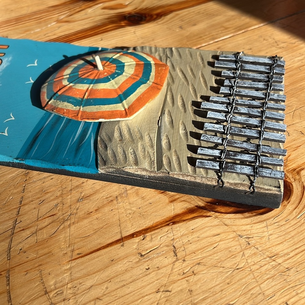 Distressed “Life is Better at the Beach” 3D Wall Art with Metal Hanger - Picture 13 of 16